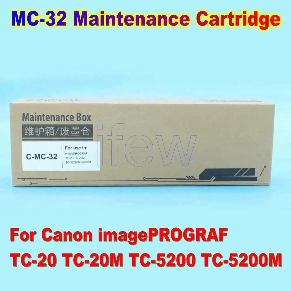 Printer MC 32 Waste Ink Box MC-32 Maintenance Tank For Canon MC32 imagePROGRAF TC-20 TC-20M TC20 TC20M Maintenance Tank Part Kit