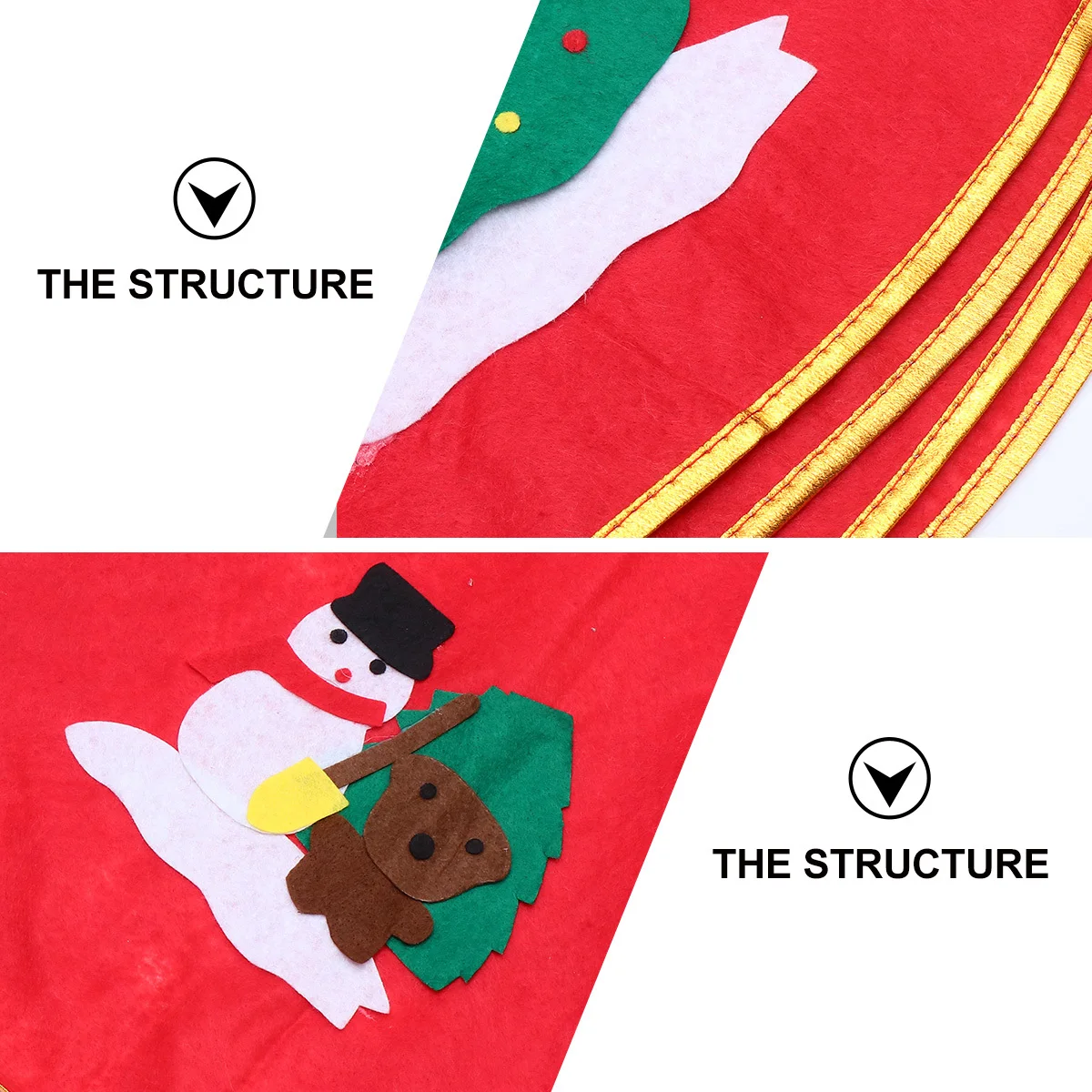 

1Pcs 90Cm Christmas Tree Skirt Washable Holiday Decor for Indoor Outdoor Use Xmas Tree Base Cover Festive Design