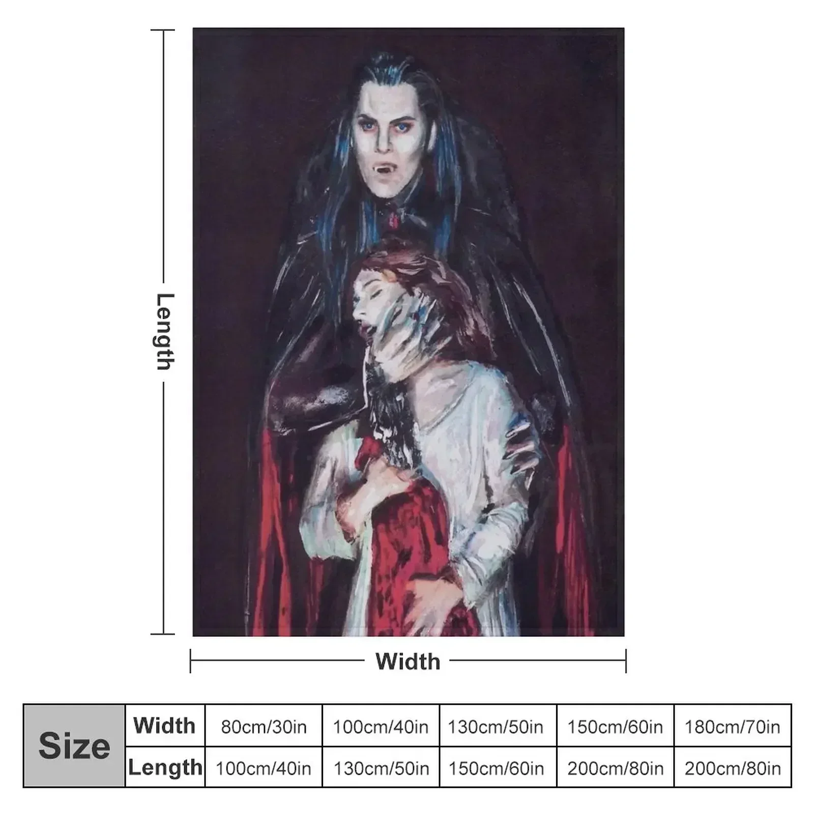 Count of Krolock II Throw Blanket Travel Camping Beautifuls Designers heavy to sleep Large Blankets
