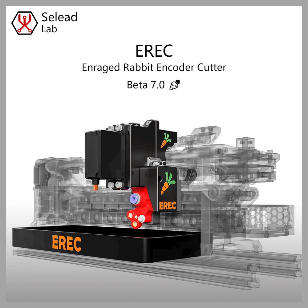 Seleadlab-cortador de filamentos ERCF V2, consumibles externos EREC, Servo Cutter, Kit completo, piezas de impresora 3D para conejo 2,0 Enraged