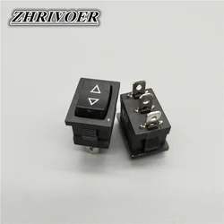 5PCS KCD1 Mini Black 3 Pin / 6 pin On/Off/On Rocker Switch AC 6A/250V10A/125V