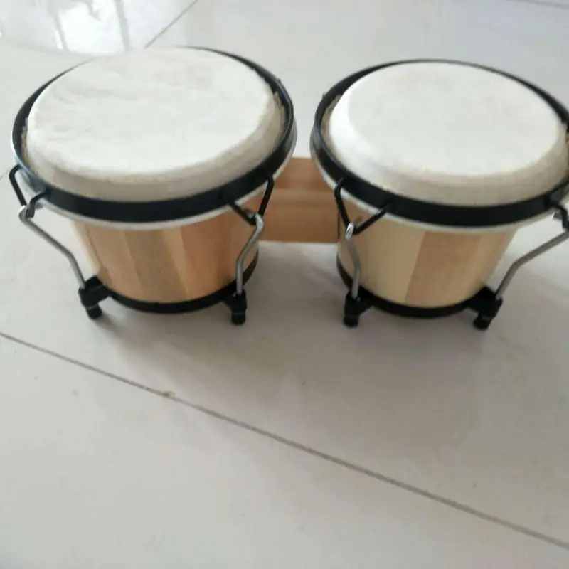 Orff Hand Clapped Drum Djembe Bongo Drum with Stand Child Adult Professional Stage Performance Percussion Musical Instrument