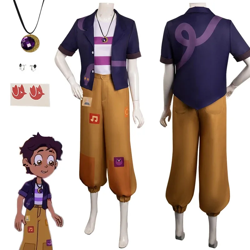 

Luz Cosplay Purple Suit Women Costume Anime Cartoon The Owl Cosplay House 3 Roleplay Fantasia Outfit Halloween Party Cloth