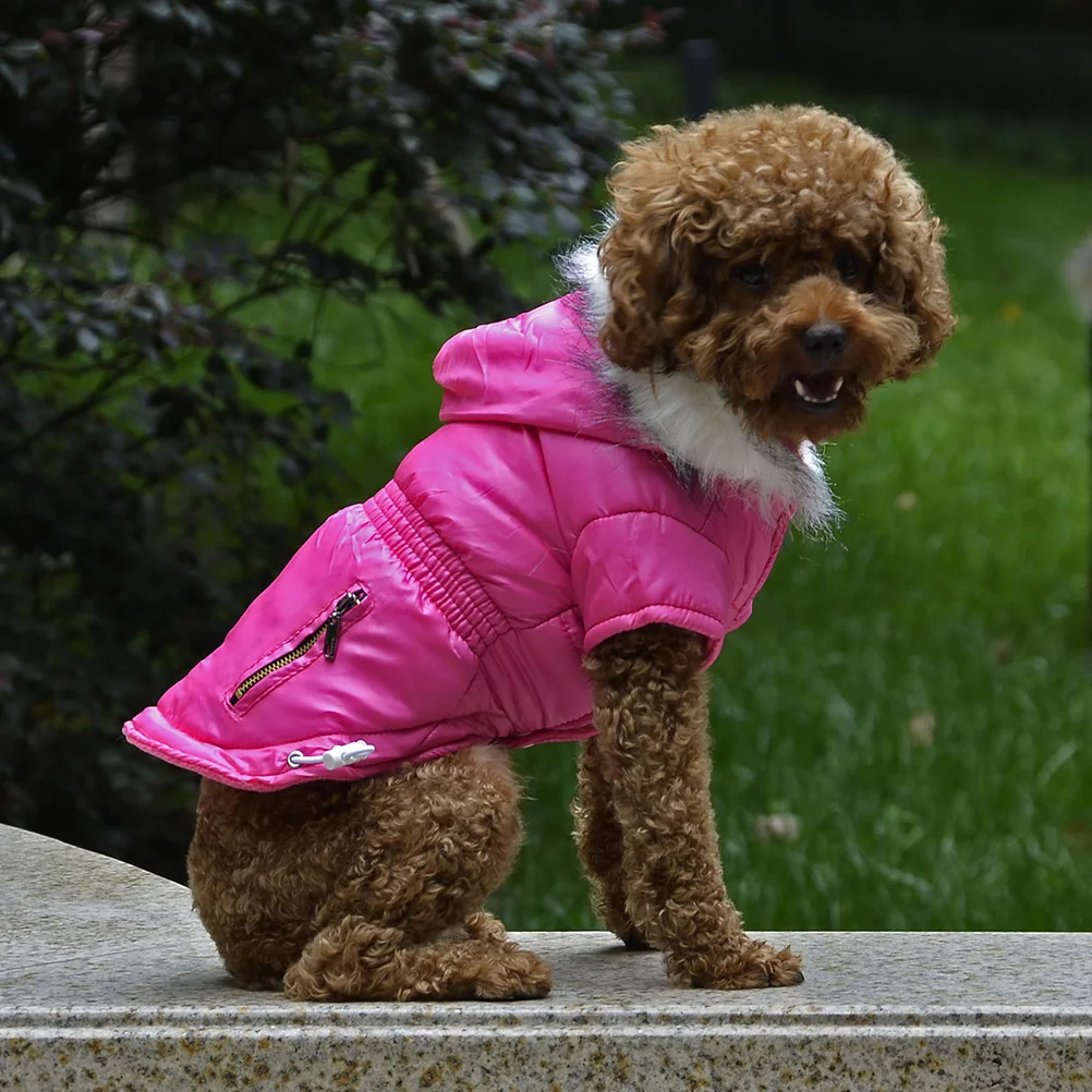 

Pet Coat Insulated Dog Shirts for Small Dogs Apparel Cold Weather Coats Clothes Wintercoat Cotton Outfit Clothing