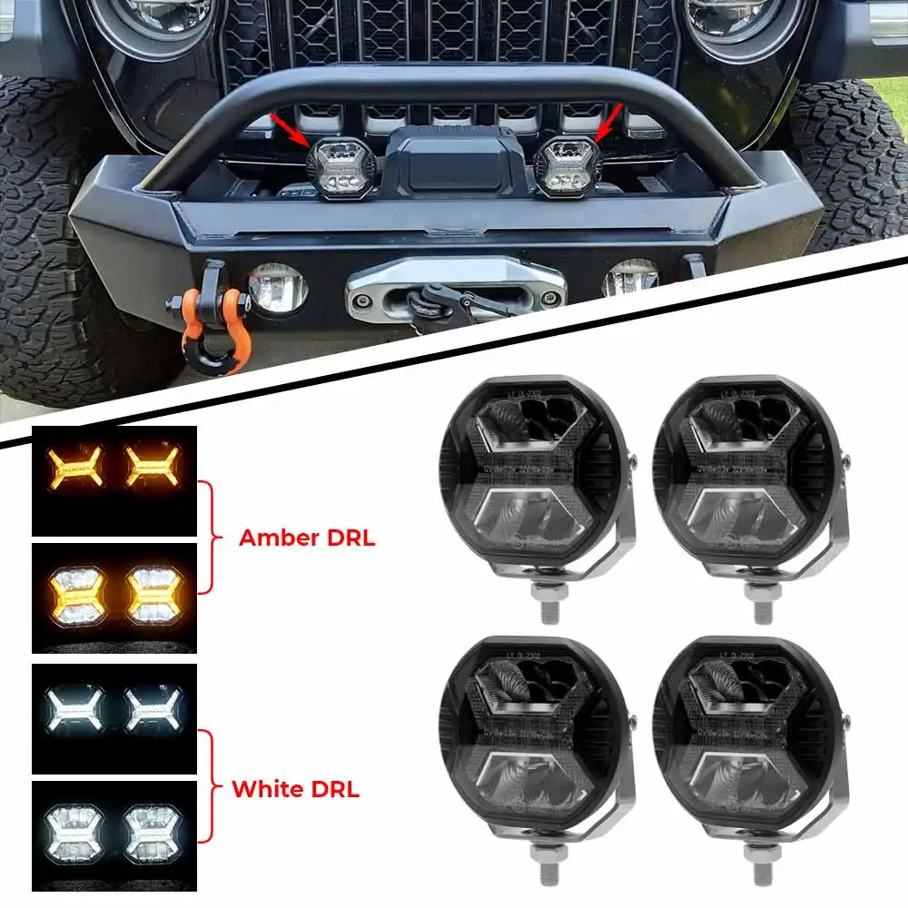 For Jeep 4x4 Off road vehicle ATV SUV Truck Tractor Trailers 4