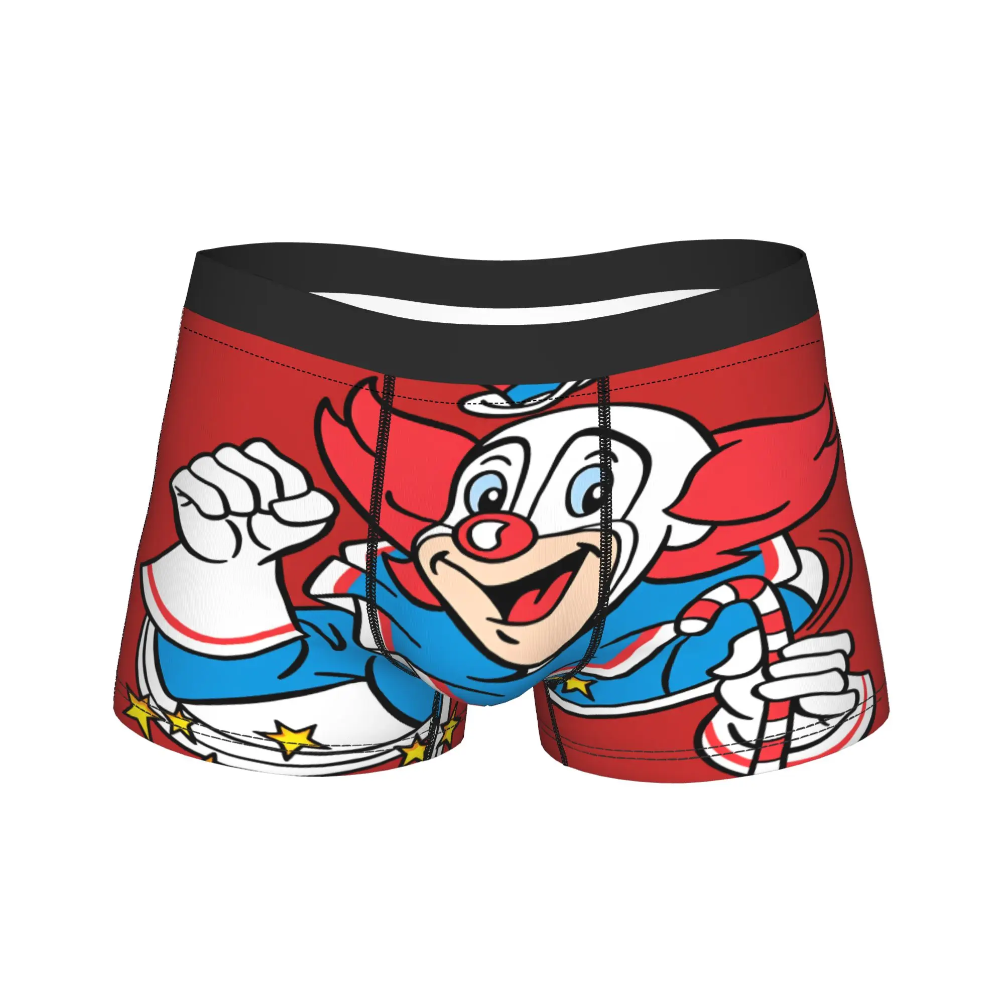 

Забавное нижнее белье с изображением клоунов B-Bozoeds, мужские трусы, дышащие шорты-боксеры на заказ, шорты высокого качества, трусы больших размеров 2XL