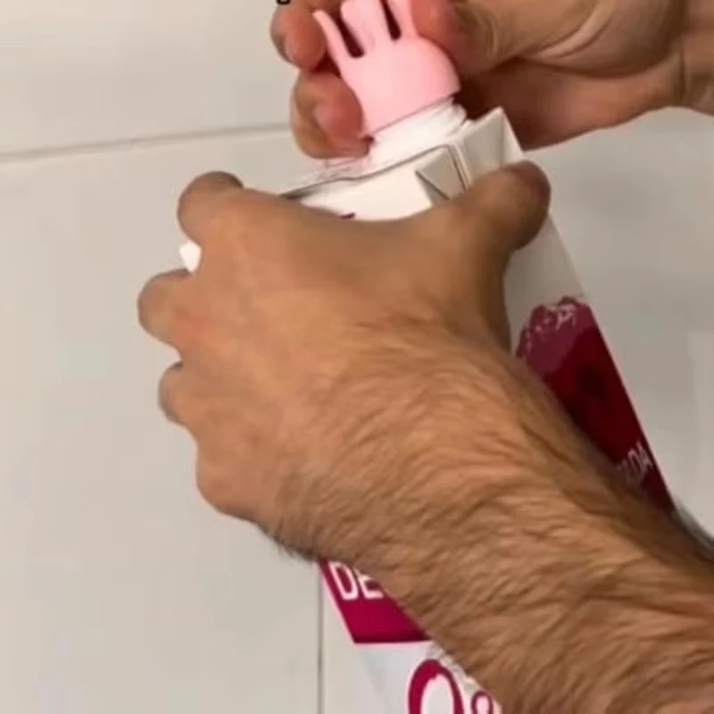 A86I-Забавная крышка для бутылки с молоком в штучной упаковке, переключатель молока, крышка для молока для коровы, кухонные принадлежности, рождественский переключатель молока в штучной упаковке