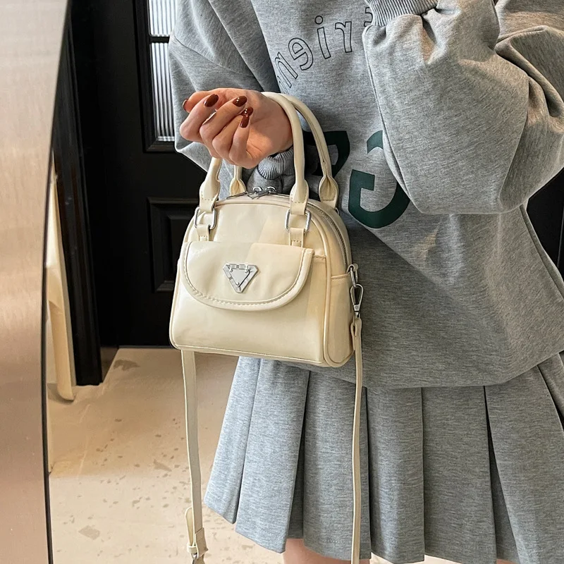 

Summer on the new fashionable niche design simple handheld Boston bag versatile temperament shoulder crossbody women's bags