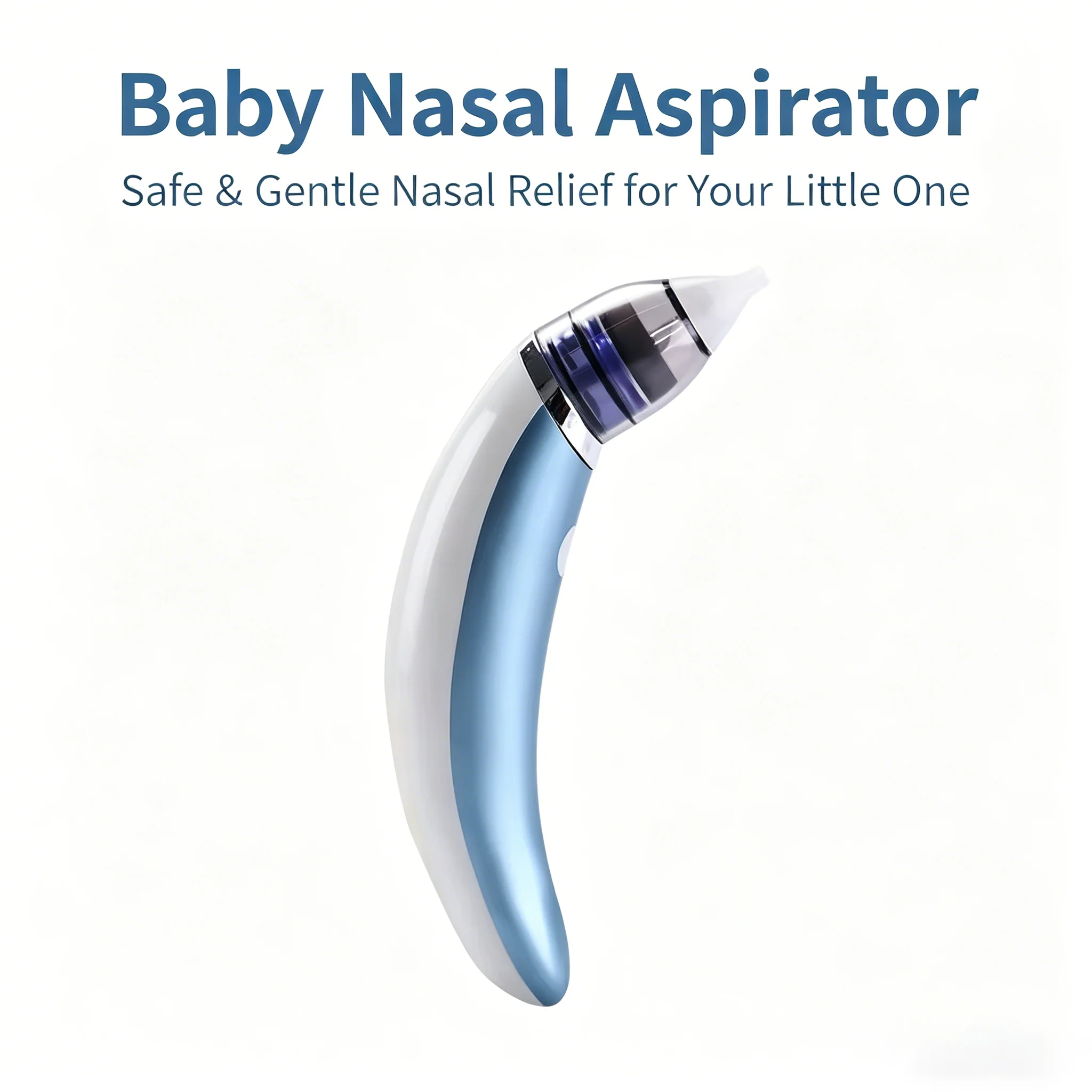 Baby Nasal Aspirator Electric Rechargeable Nose Cleaner Safe Gentle Suction Low Noise Silicone Tip For Newborn Infant Toddler view 6