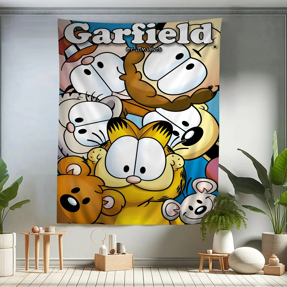 Anime G-Garfields Cat Wall Tapestry Home Decoration Hippie Bohemian Decoration Divination INS Home Decor