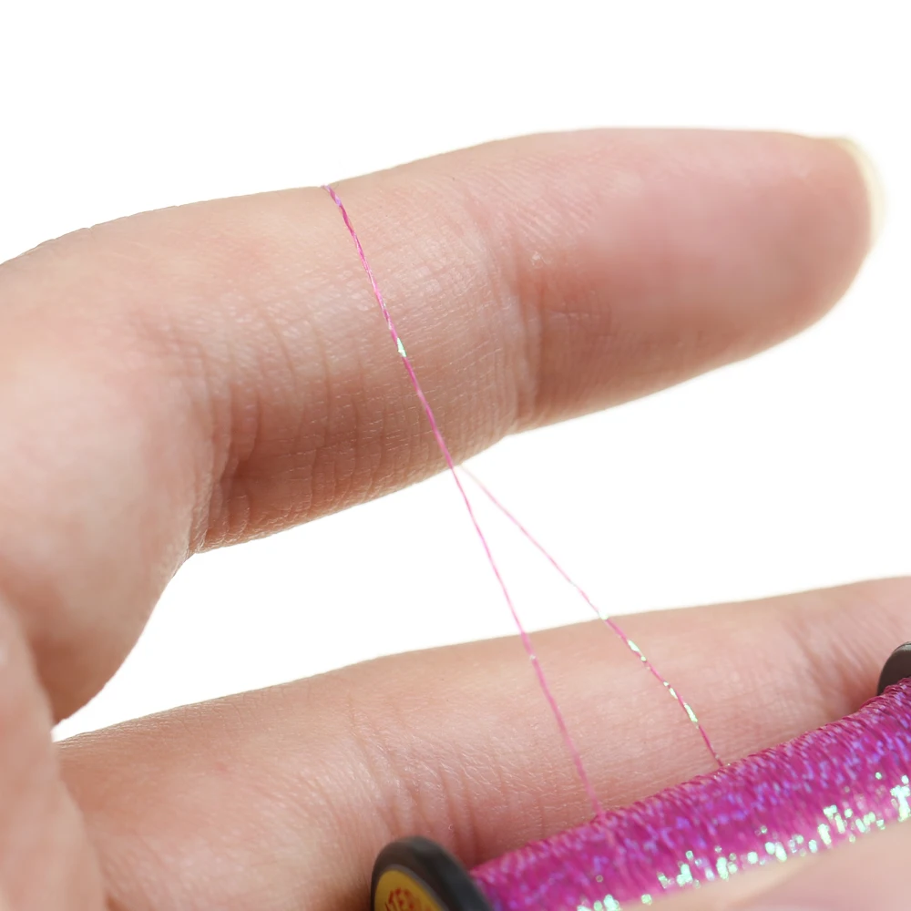 Material atado Vtwins Flashabou micro brillo para moscas ninfa - imagen 3