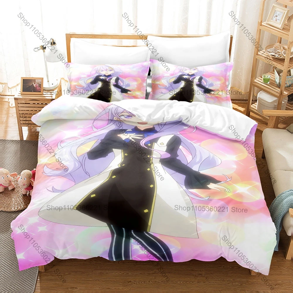 Cool Chronicles of an Aristocrat Reborn in Another World Three Piece Bedding Hidden Zipper Quilt Cover Anime Fan Bedroom Decor