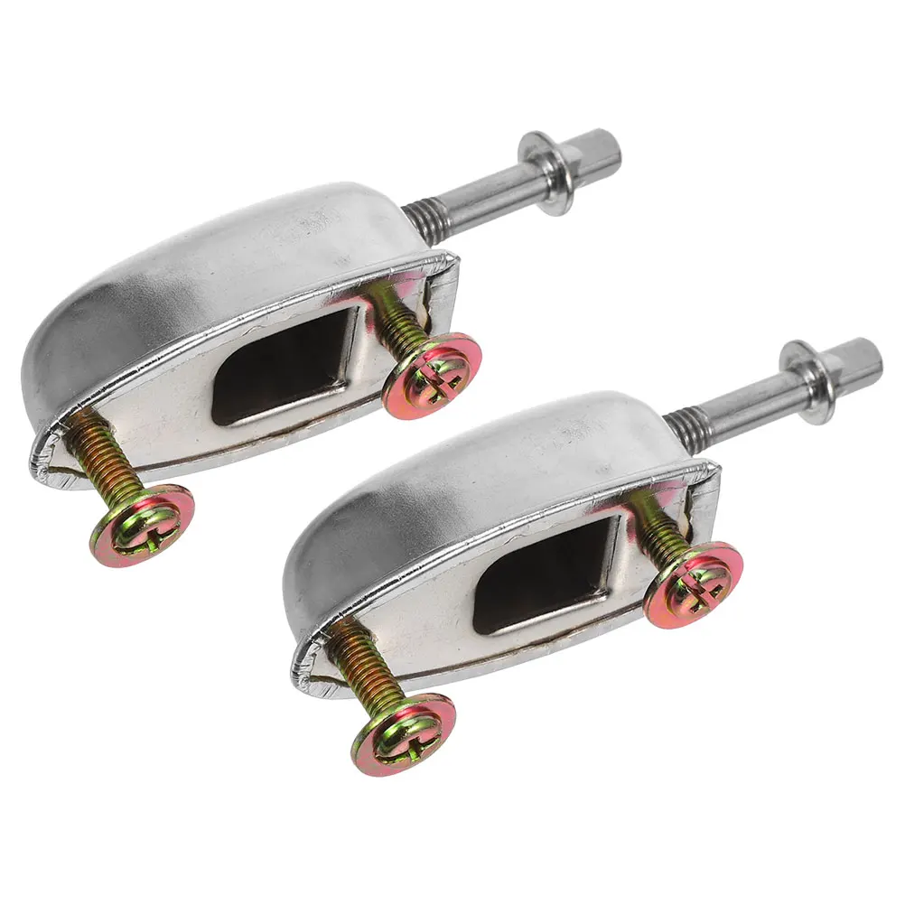 

2 Pcs Snare Drum Cover Metal Lugs Single Ended Clamps Cowbell Holder Iron for Drums Parts and Accessories