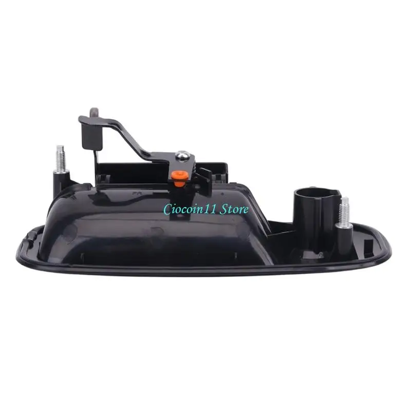 Y1UB 25989399 Bolt-Mount Outside Door Handle for Vehicle Exterior Replacement, with Black Recessed Pull Form and Visible Rear