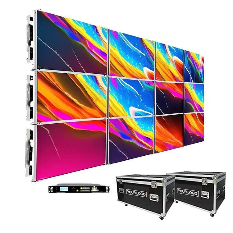 من المألوف في الهواء الطلق P2.604 كامل اللون شاشة LED تأجير المرحلة 3.91 4.81 2.604 بما في ذلك حالة الطيران