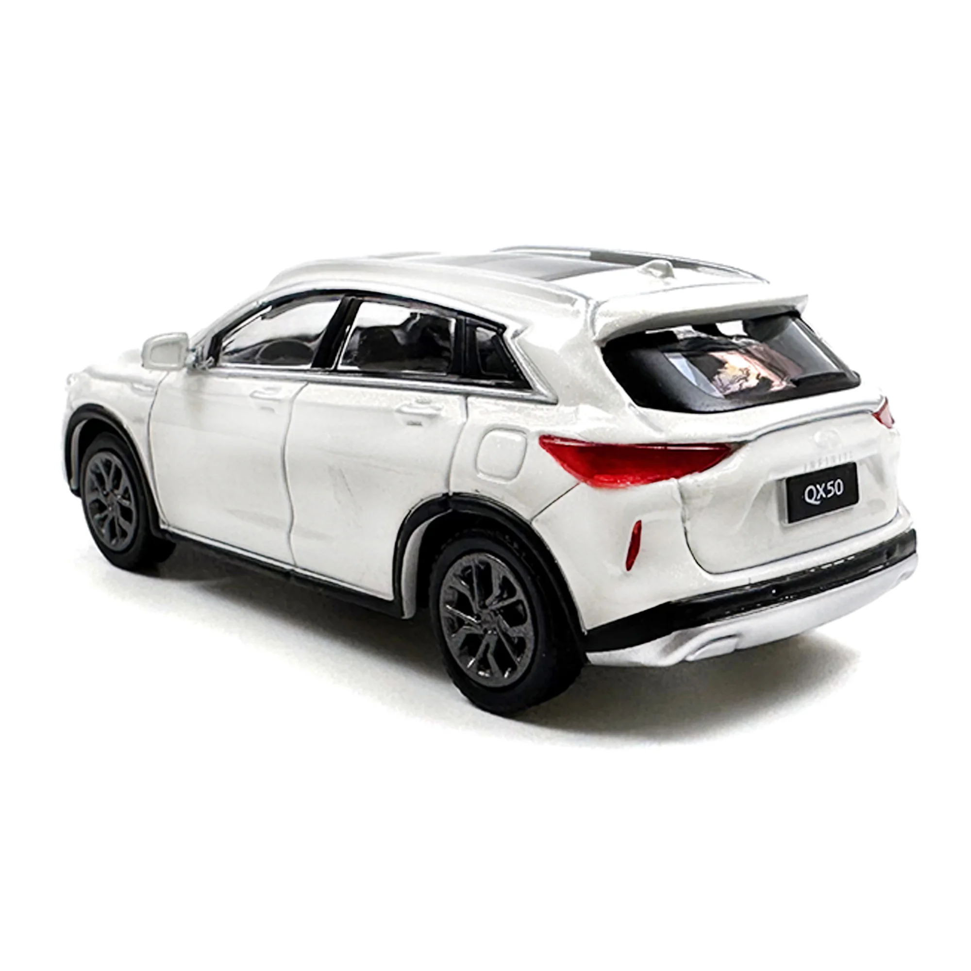 Paudi 1:64 مقياس سيارة نموذج إنفينيتي QX50 2018 1/64 دييكاست مصغرة محاكاة مركبة الكبار الاطفال اللعب جمع هدية تذكارية