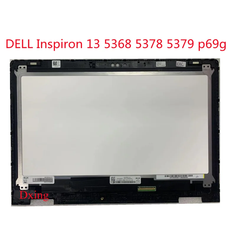 Imagem -02 - Tela de Lcd e Touch Digitizer Assembly Frame Dell Inspiron 13 5368 5378 5379 P69g B133hab01.0 Nv133fhm-n41 A11 Ips 133
