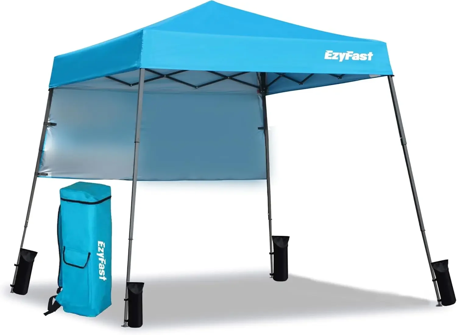 

Ultra Compact Backpack Canopy, Pop Up Shelter, Portable Sports Cabana, 7.5 x 7.5 ft Base / 6 x 6 ft top for Hiking