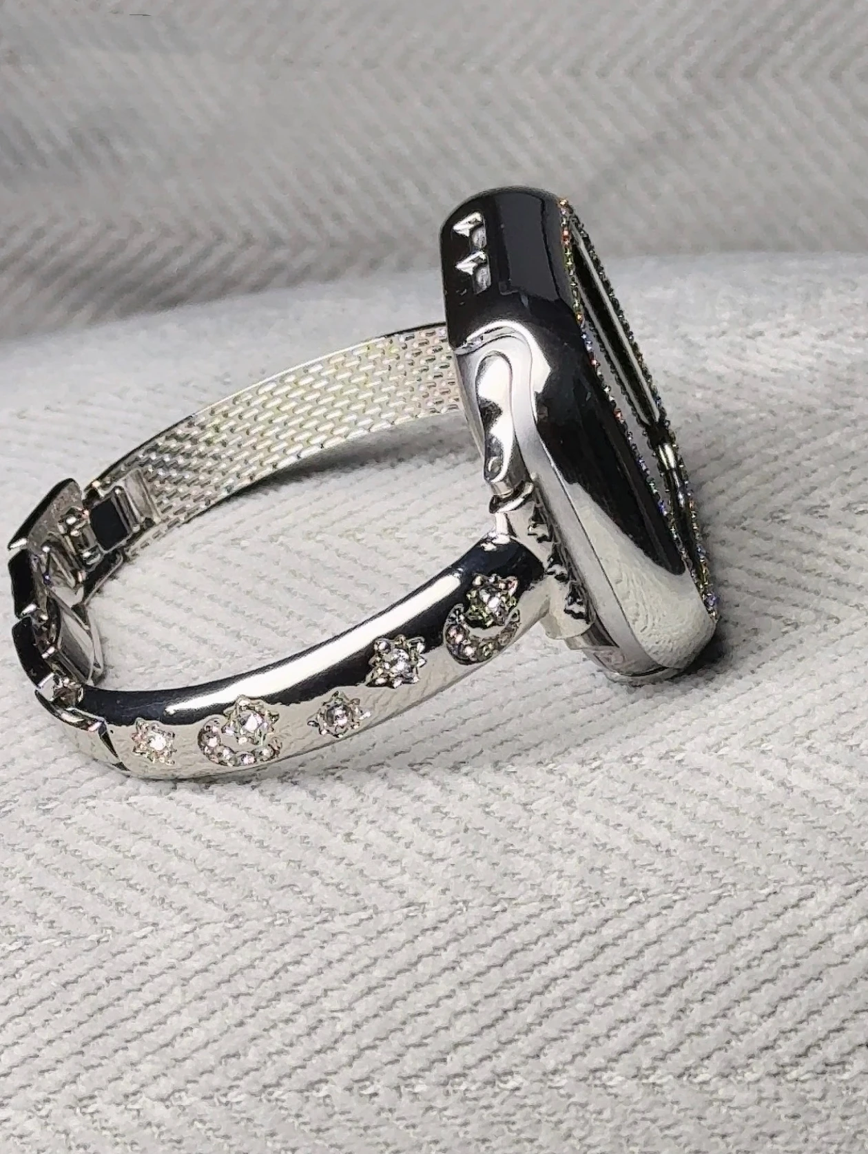 Popular Moon Metal Bracelet Link for Apple Watch Band Series 11/8/7/6/10 40mm 41mm 38mm 42mm 44mm 45mm 46mm Strap