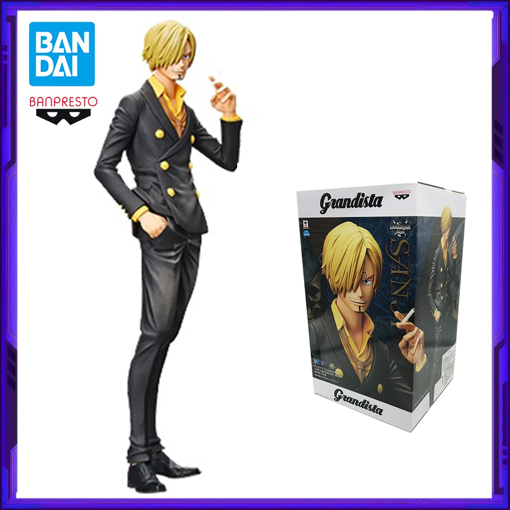 

В наличии Bandai Original Banpresto ONE PIECE Grandista Sanji аниме фигурка модель игрушки