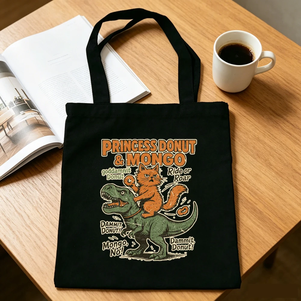 Dungeon Crawler Carl tote bag personnalisable reusable canvas  einkaufstasche totebag woman