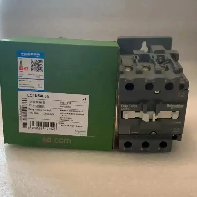 LC1N50F5N Easy TeSys Control 3P contactor (1NO+1NC) - AC-3-=440V 50A -110V coil 50Hz