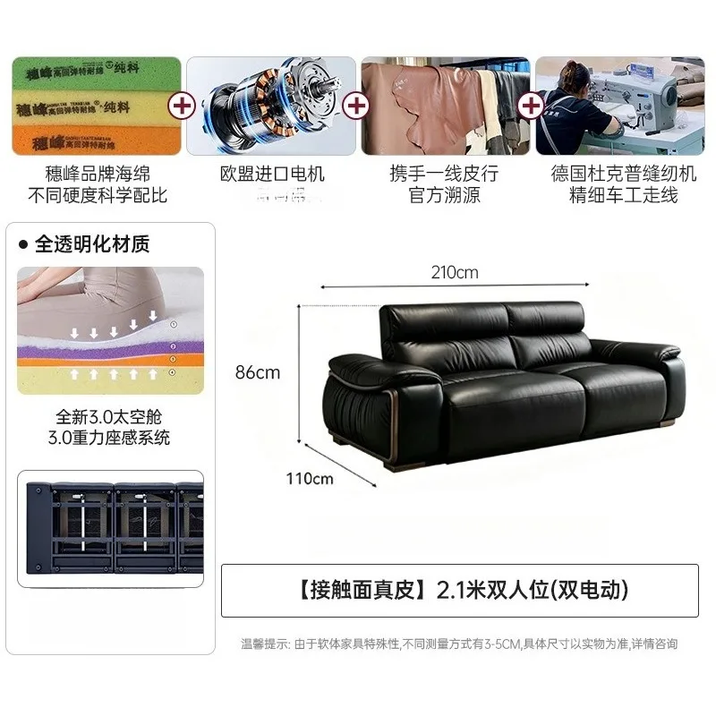 Sofa living room cinema small apartment zero retractable sofa bed lying flat against the wall