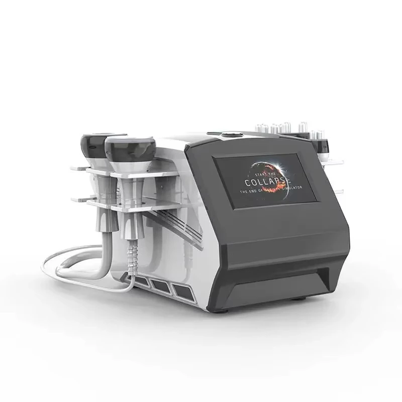 Новинка 2023 года, 5 в 1, ультразвуковая вакуумная кавитационная машина для подтяжки кожи, радиочастотный лифтинг, ультразвуковое оборудование для похудения 80k