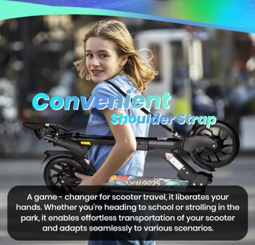 Kick Scooter for Teens & Adults, 200mm Big Wheels Foldable Scooter, Teens & Adult Scooters with LED Light-Up Deck