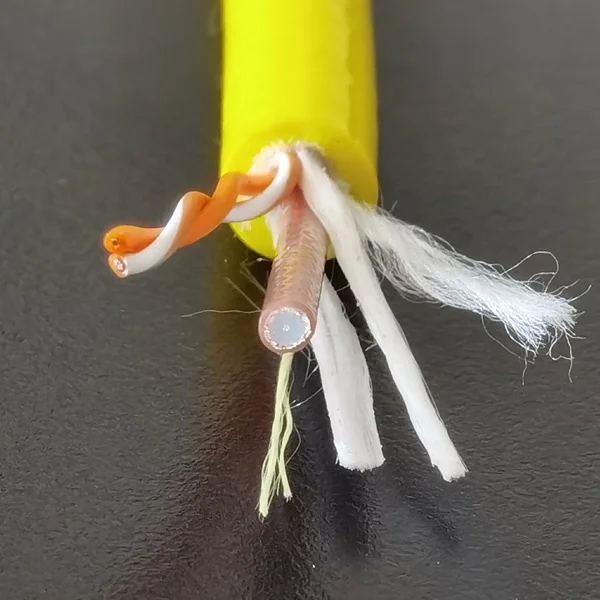

Neutral Buoyancy Enhanced ROV Cable Coaxial RG179 + 2 Core Copper Conductor PUR Sheathed PE Insulation for Underwater Robots