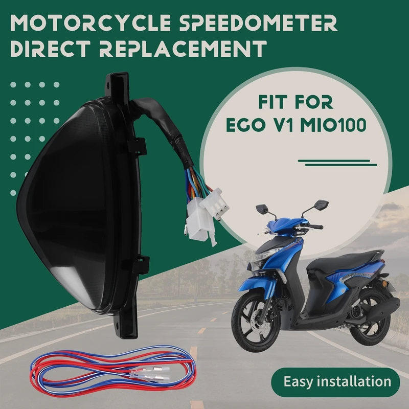 Well-For Yamaha EGO V1 MIO100 Color Film MIO AMORE Motorcycle Instrument Motorcycle Speedometer