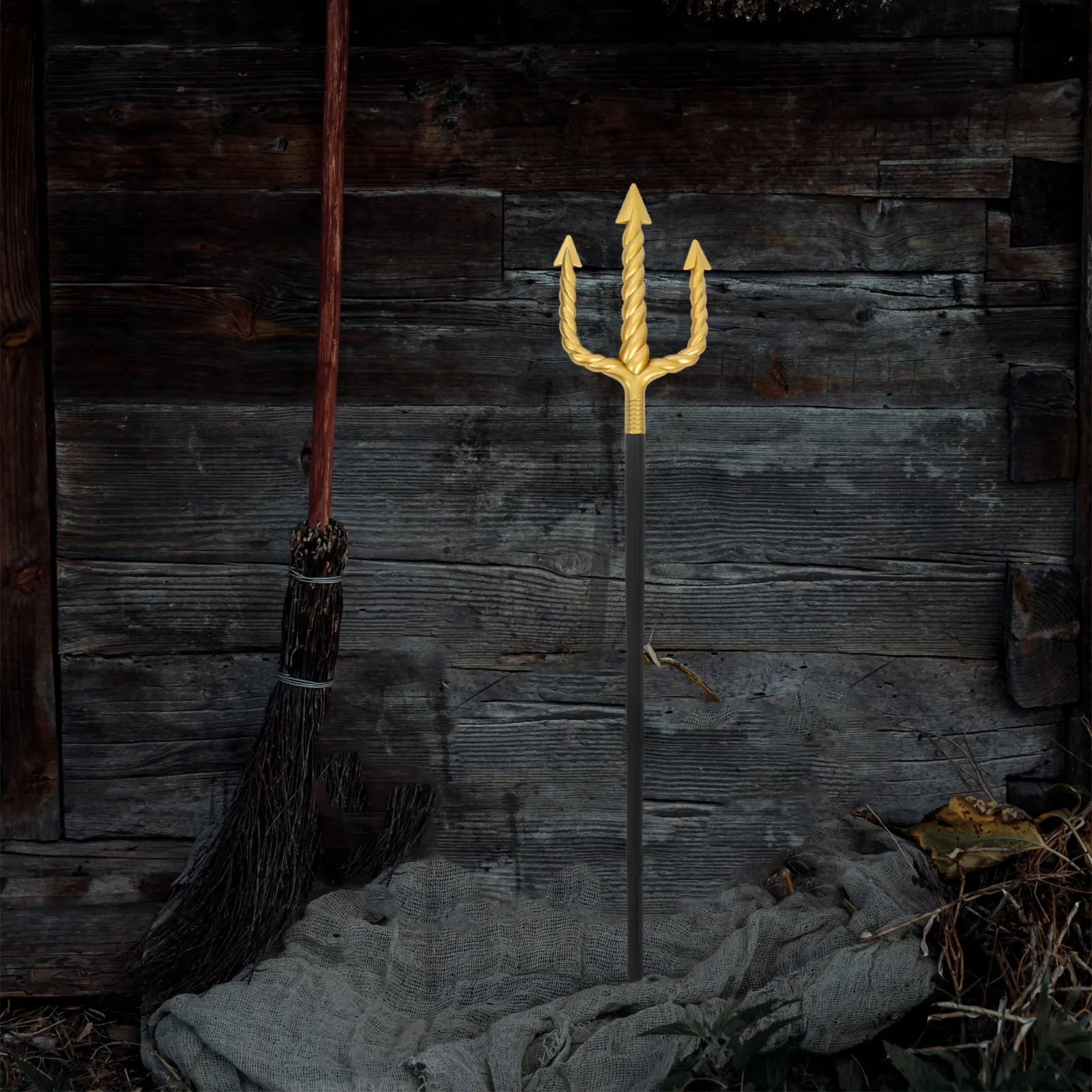 

Пластиковый дьявольский трезубец: реалистичный дизайн для Хэллоуина, косплея, маскарада, костюма демона, вечеринки, декорации для сцены