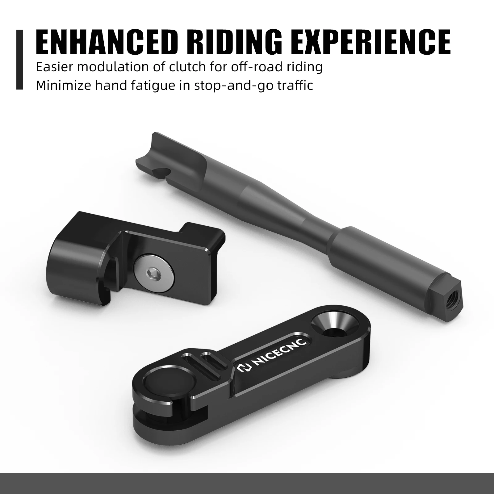 Motorcycle Easy Pull Clutch Arm Extension One Finger Clutch Lever for Kawasaki KLR 650 KLR650 2011-2014 2015 2016 2017 2018