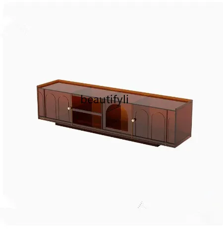 

Italian Affordable Luxury Style Living Room TV Cabinet Acrylic Modern Simple Small Apartment Storage Home Bedroom TV Stand