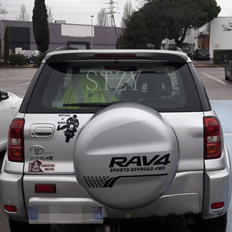 

Спойлер для Toyota Rav 4, 2001-2007, спойлер Rav4 с подсветкой, высококачественный АБС-материал, заднее крыло автомобиля, праймер, цвет, задний спойлер