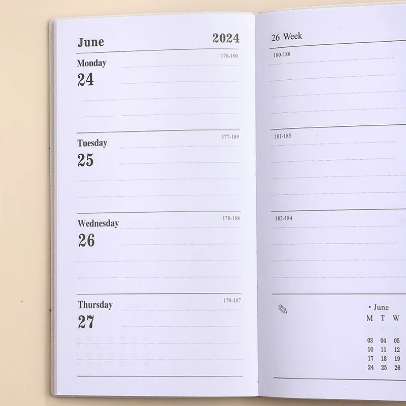 60 Sheets A6 Planner Self Discipline Check List Daily Planner To Do List Korean Stationery Task Detachable Planning Notepad