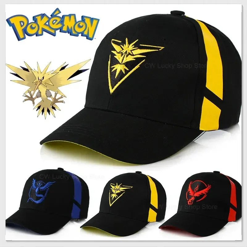 Pokemon Moltres Baseball Cap Adjustable Casual Embroidered Cotton Sun Hats Men Women Outdoor Visor Hats Fashion Hip Hop Hat