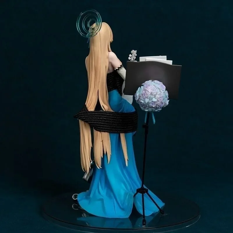 25CM Gra Blue Archive Asuna Figurka Akcji w Pozycji Siedzącej Piękna Dziewczyna Model PVC Statua Zabawka Dekoracja Biurka Kolekcja Prezent