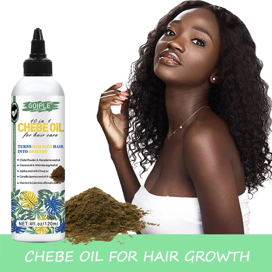 Natural Chebe Oil Essence Hair Growth Repair Damaged Anti Hair Break Loss Treatment Moisturizing Scalp Hair Strengthener Oil