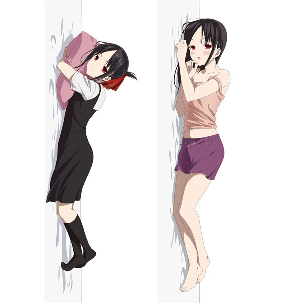 Cosplay Dakimakura Anime Pilowcase Shinomiya Kaguya Kaguya-sama：Love Is War Double-sided Print Life-size Body Pillow Cover