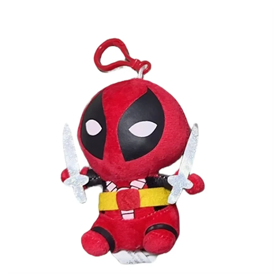 لعبة جديدة من Marvel Dead Pool من القطيفة على شكل شخصية كرتونية كوميدية هدية عيد ميلاد للأطفال ديكور سطح المكتب لعيد الميلاد كاواي