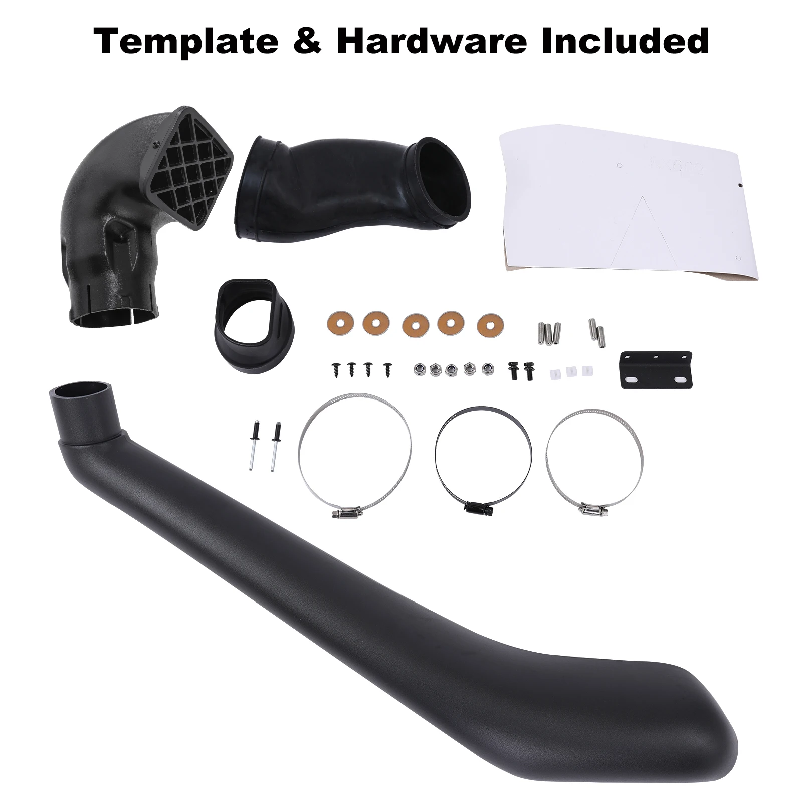 مجموعة غطس السيارات مدخل هواء لميتسوبيشي تريتون MQ 2015 2016 2017 2018 2019 2.4L ديزل توربو 4N15 ملحقات الطرق الوعرة 4x4 #5