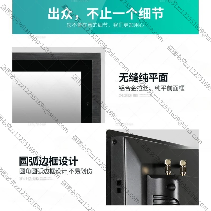 

Подходит для 10,4-дюймового промышленного планшетного компьютера, емкостный резистор с передней рамой 3 мм, сенсорный промышленный контроль, универсальная машина