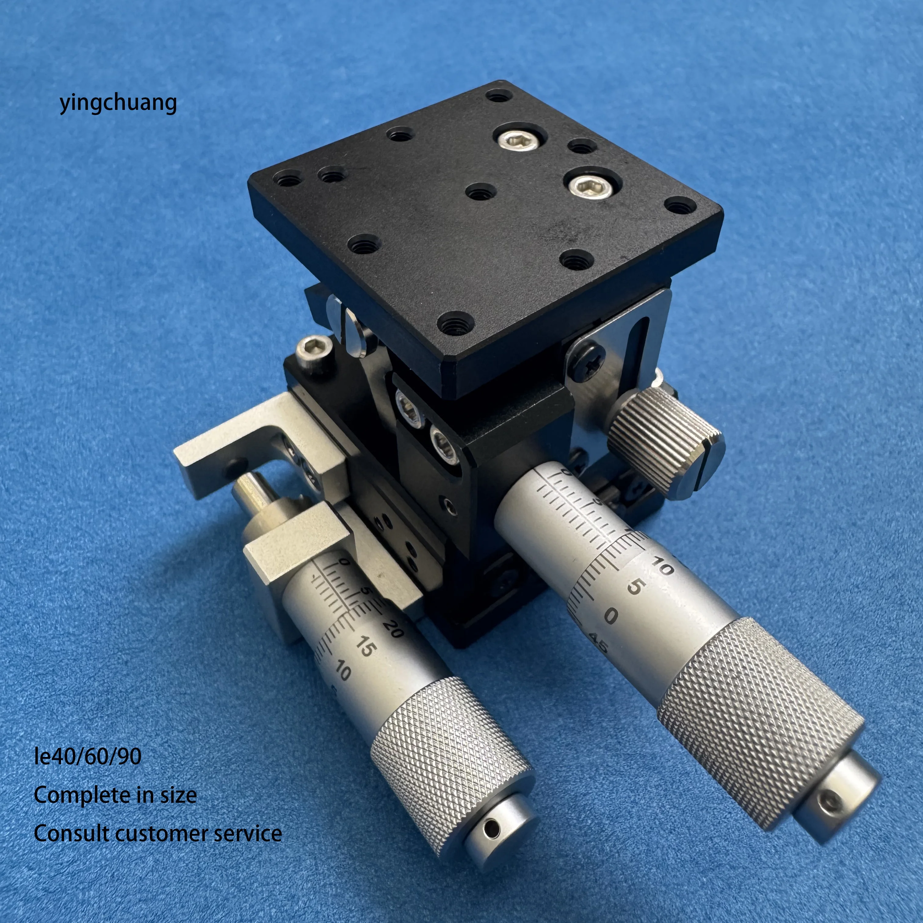 XZ Axis OpticalDisplacement Platform High Fine Tuning Platform Knob micrometer cross guide stage Manual displacement slide table