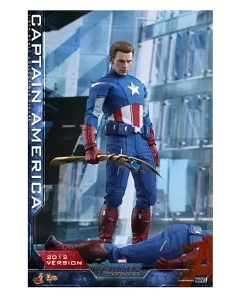 Kapitan Ameryka Figurka Steve Rogers Figurki 2012, MMS563 1/6 Avengers Endgame Figurka Kolekcjonerska statua Model Zabawki dla dzieci