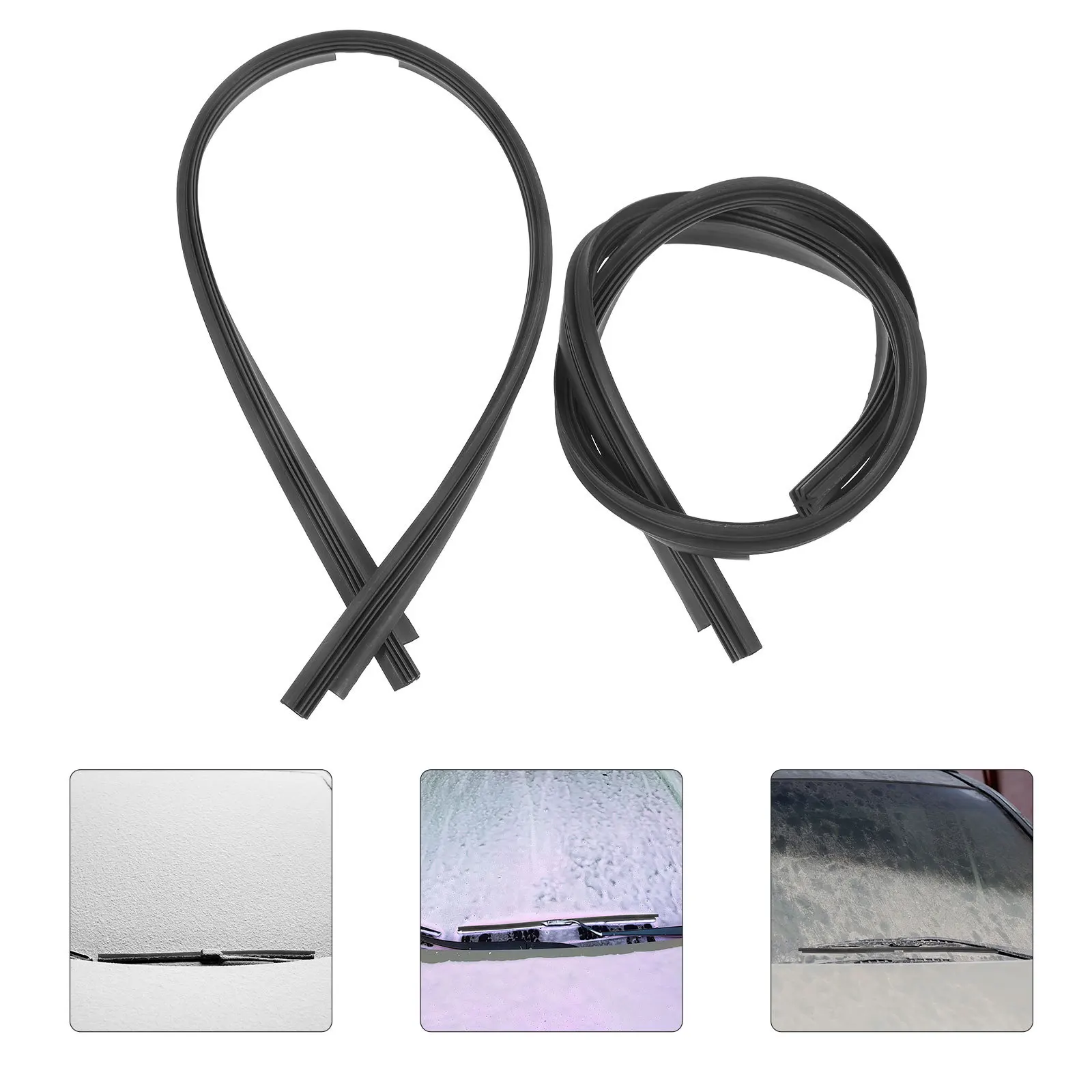 

Dovetail Blade Refill Plastic Windshield Refills Replacement Car Window Inserts Durable Easy Replace Convenient For Car Owners