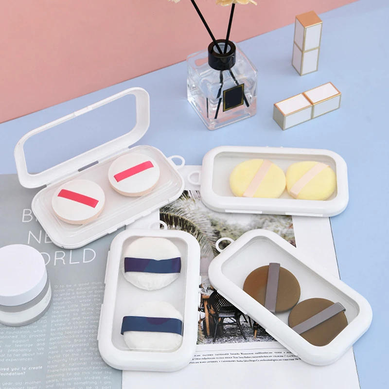 Empty Air Cushion Puff Storage Portable Cosmetic Makeup Case Double Eyelid Tape Container Plastic PP Multi-purpose Box