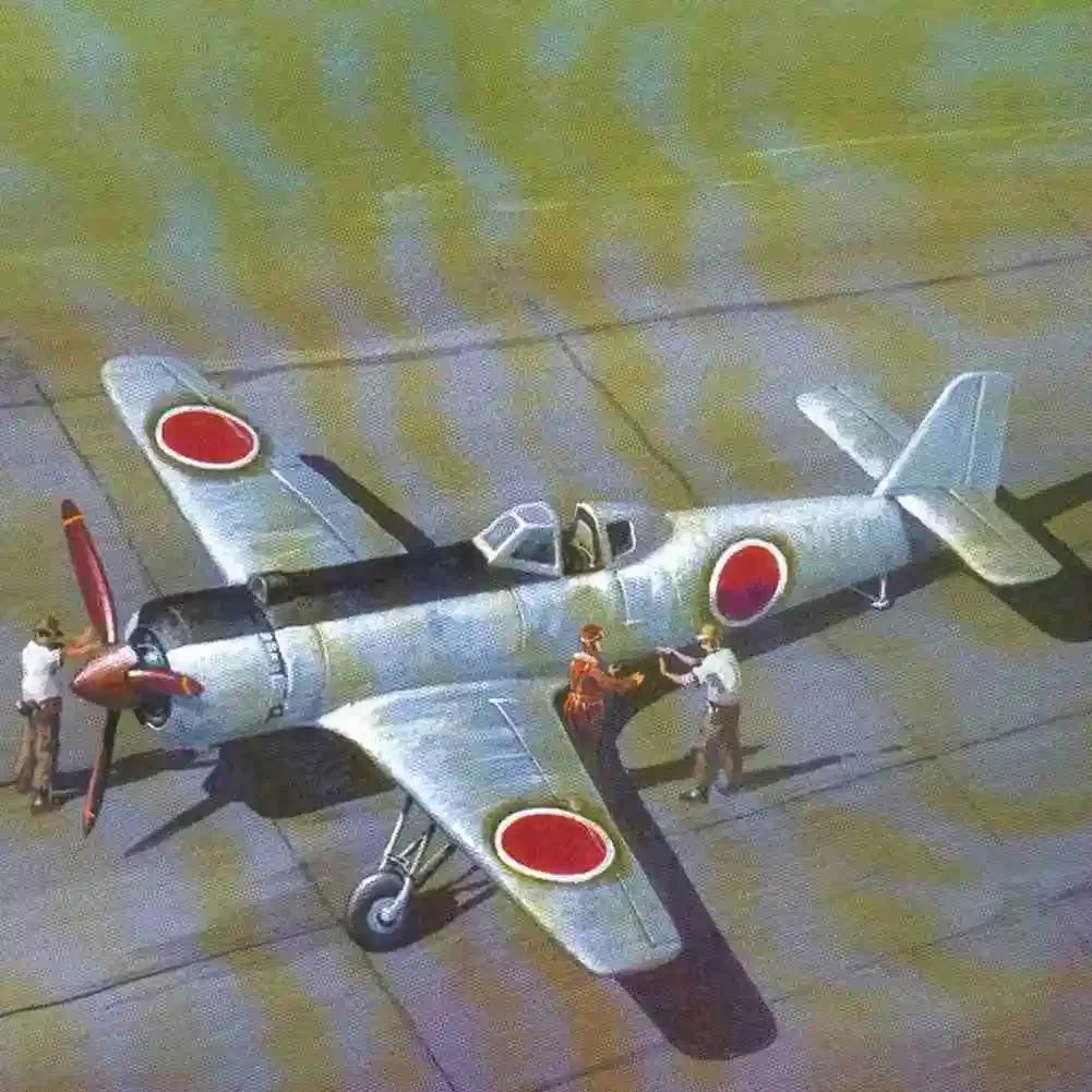 

Машинка для специальных атак Nakajima Ki-115 Tsurugi, 30 см, бумажная модель, военная модель пазла