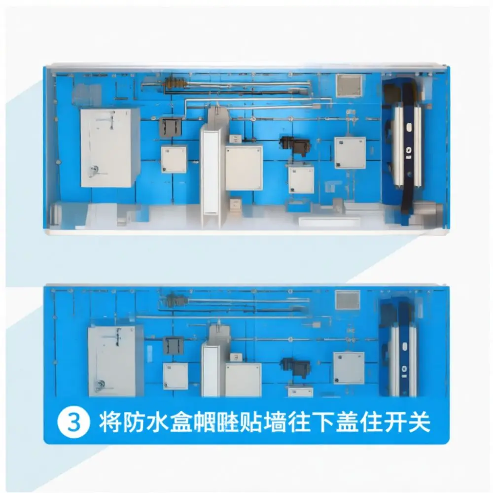 Outdoor Weatherproof Socket Box Waterproof Protector Cover Rainproof Shield For Electrical Plug And Power Switch