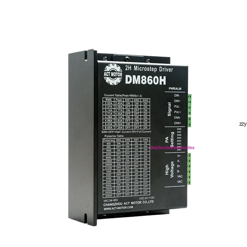 2H Microstep Driver DM860H 7.8A 24V-80vac Drive Controller Brushless DC Motor Suitable For CNC Machine Tool Nema34 Stepper Motor